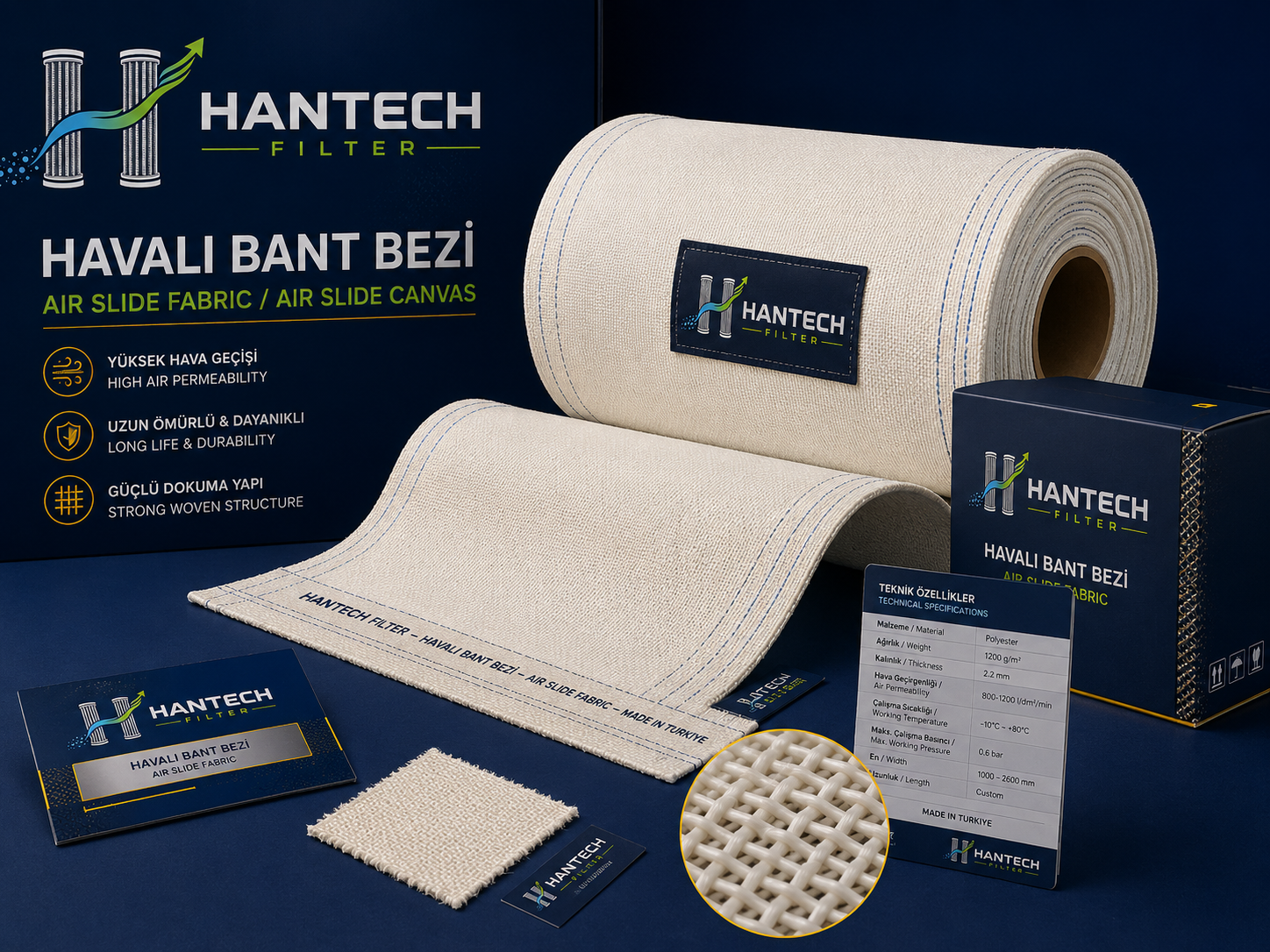Hantech Filter endüstriyel filtrasyon, toz toplama ve proses ekipmanı