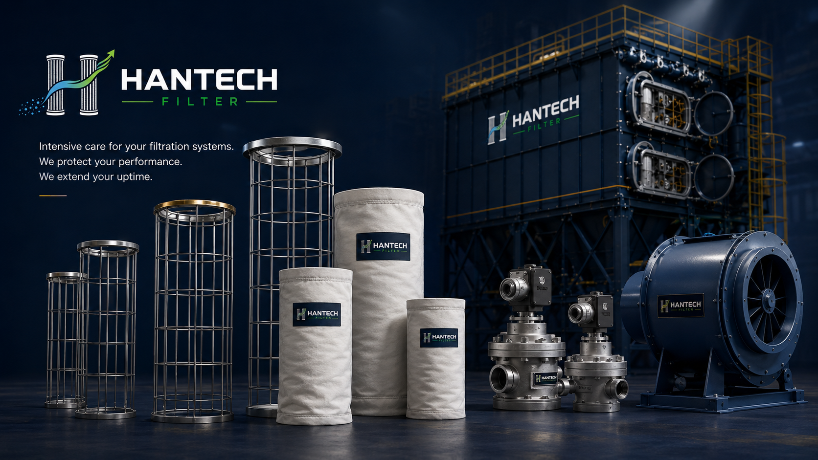 Hantech Filter endüstriyel filtrasyon, toz toplama ve proses ekipmanı